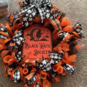 Halloween wreath handmade